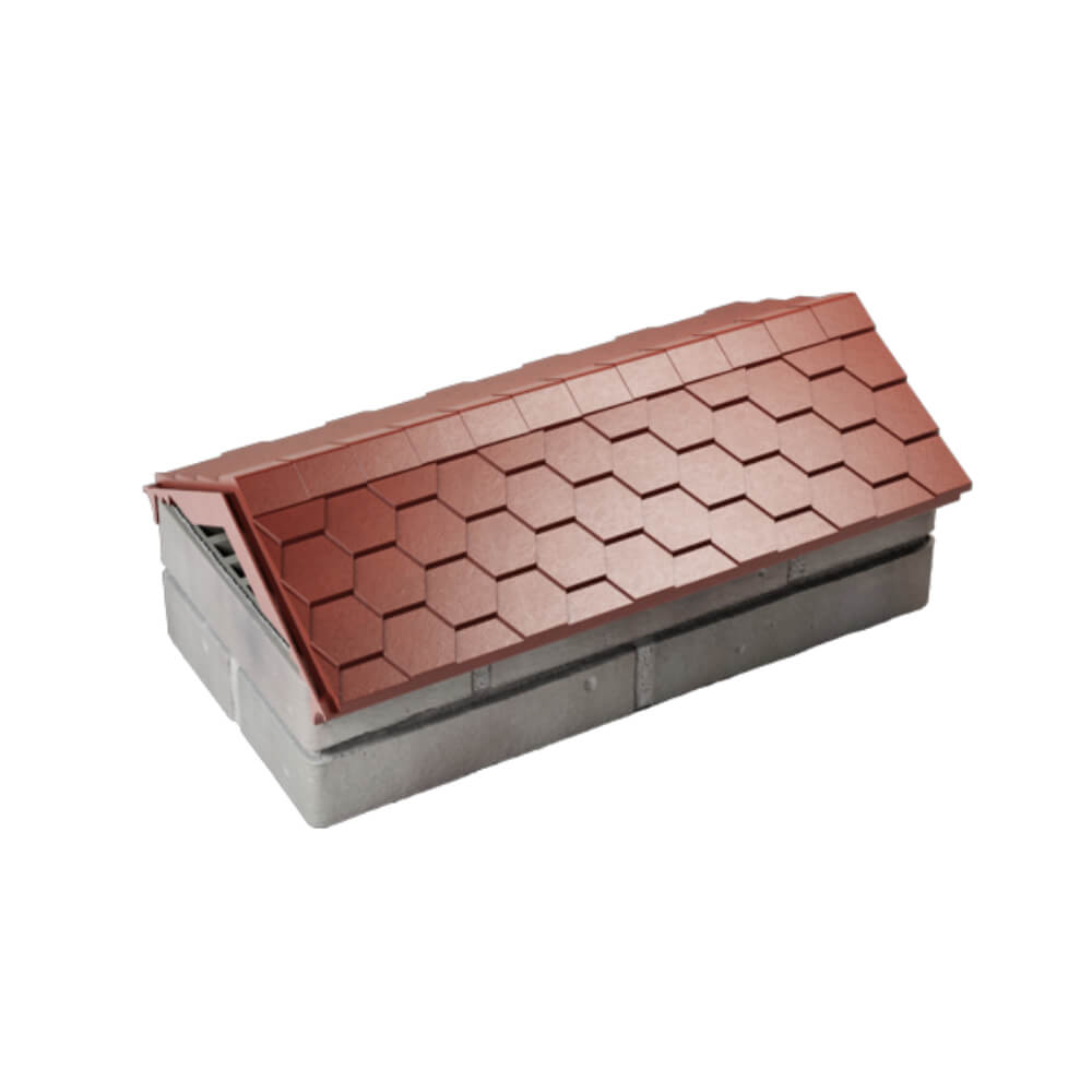Парапет Zking Эверест Красный с посадкой на 1 кирпич (200/225/255мм) в Сочи фото