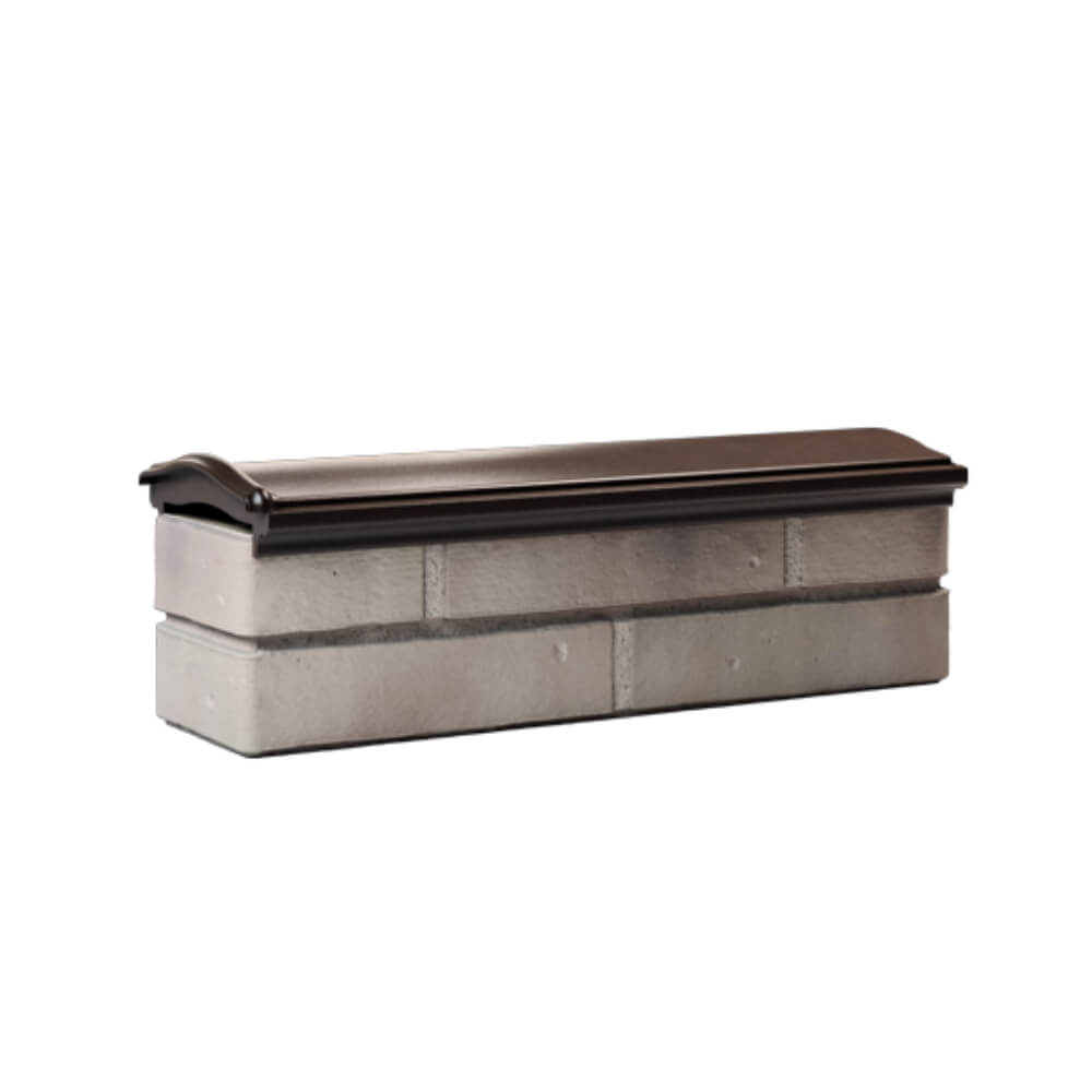 Парапет Zking Монблан Коричневый посадка на 0.5 кирпича (130мм) Сочи фото