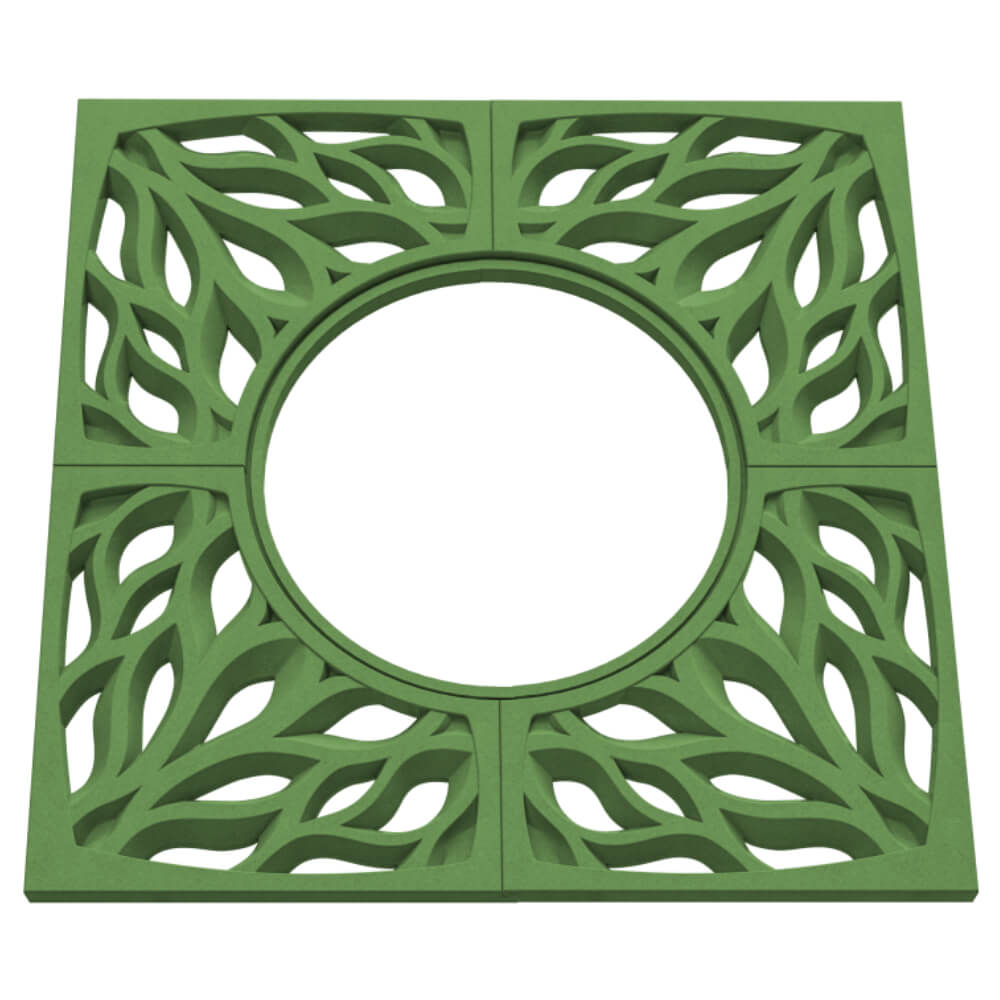 Приствольная решетка для дерева ZKING CRUST 1.2х1.2м Зеленая в Сочи фото