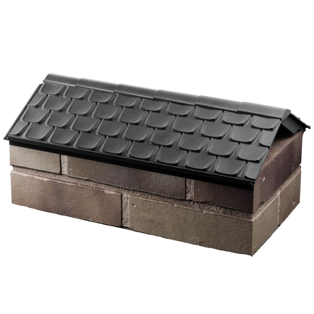 Парапет Zking Эльбрус Серый с посадкой на 1 кирпич (255мм) в Сочи фото