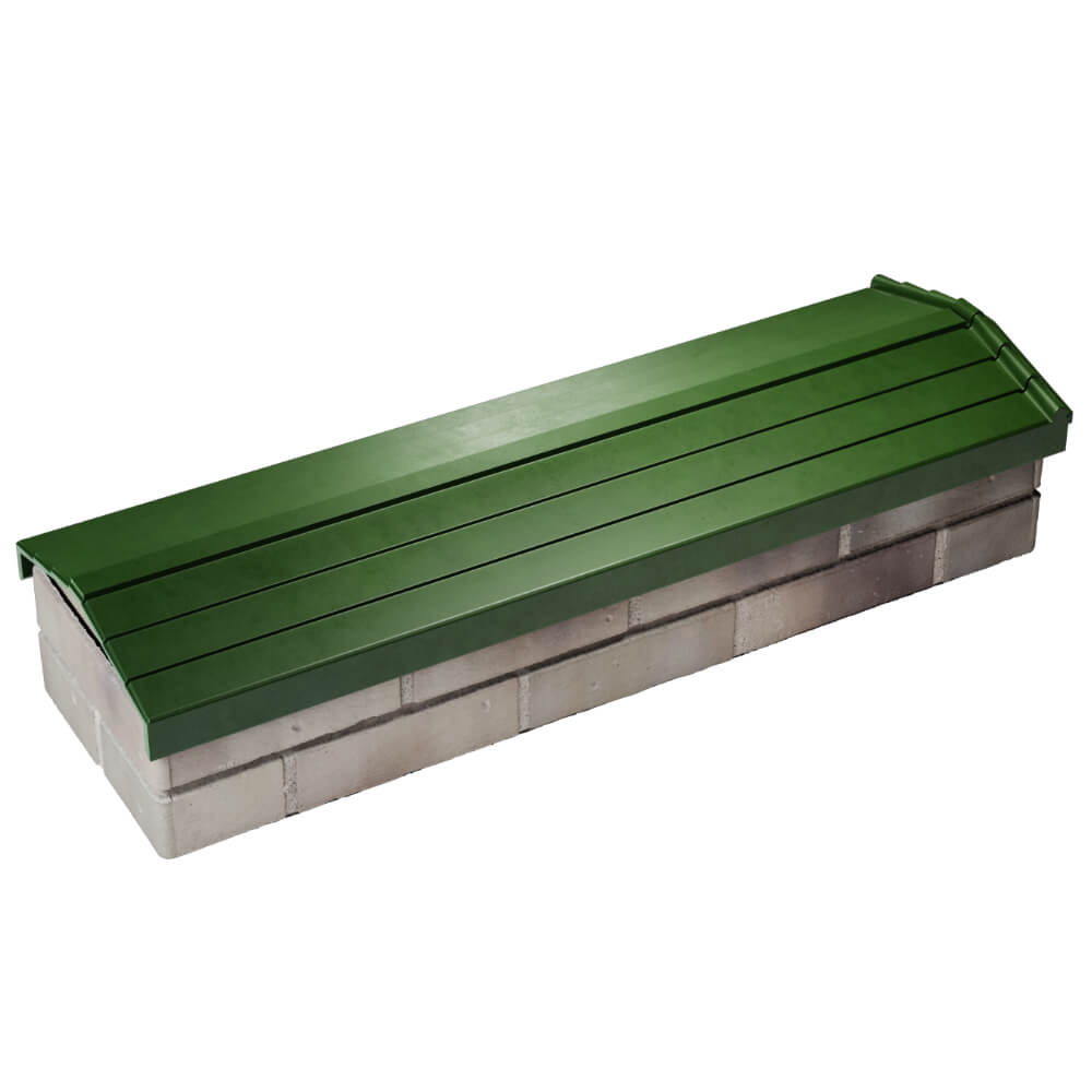 Парапет Zking Бона ХайТек Зеленый посадка на 0.5 кирпича (130мм) в Сочи фото