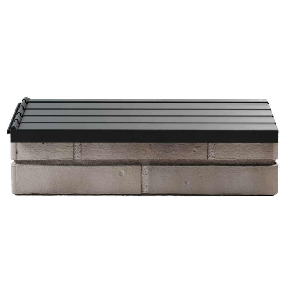 Парапет Zking Бона ХайТек Серый с посадкой на 1 кирпич (200/225/255мм) в Сочи фото