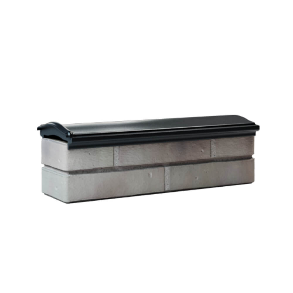 Парапет Zking Монблан Черный посадка на 0.5 кирпича (130мм) Сочи фото