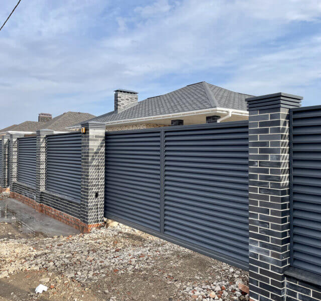 Колпак Zking Бона ХайТек Серый на столб 1.5х1.5 кирпича (385х385мм) в Сочи фото