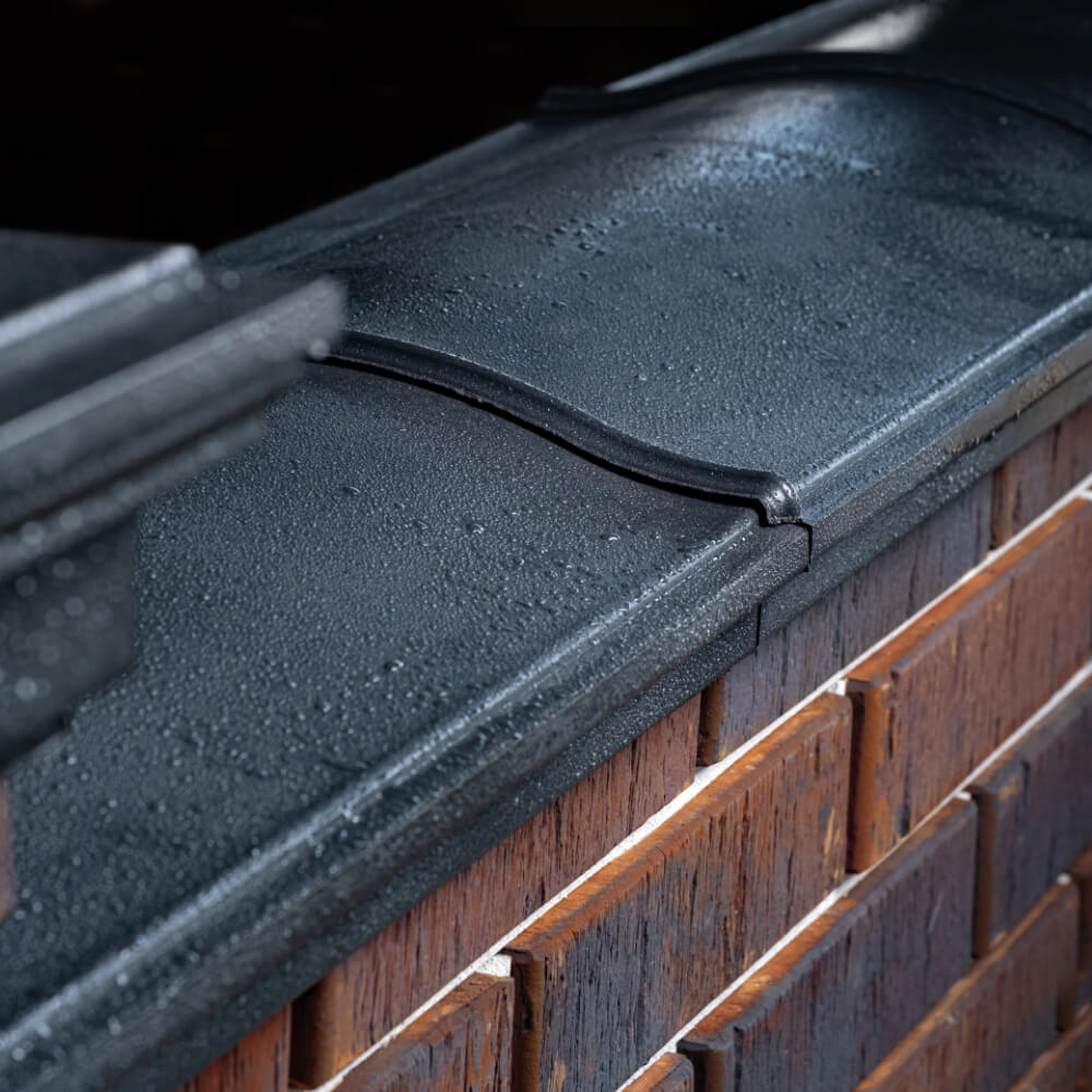 Парапет Zking Монблан Черный посадка на 0.5 кирпича (130мм) в Сочи фото