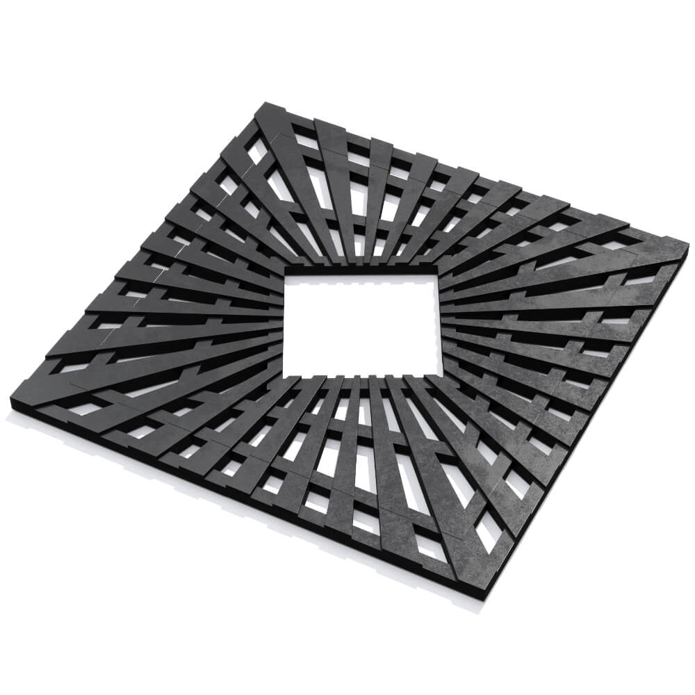 Приствольная решетка для дерева ZKING ATMOSPHERE 1.2х1.2м Черная в Сочи фото