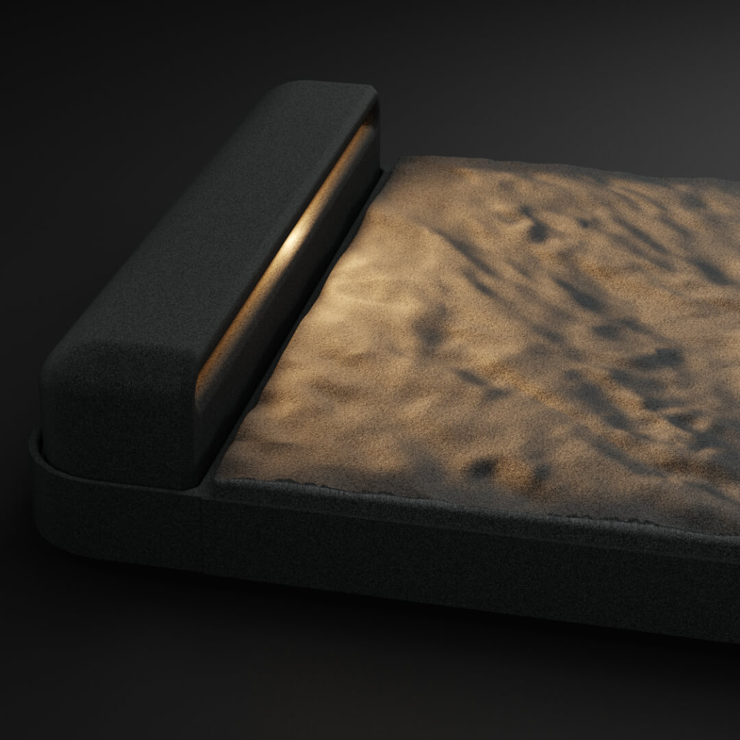 LED Светильник для шаговой плиты STONE Графитовый Серый 330х75х98мм Сочи фото