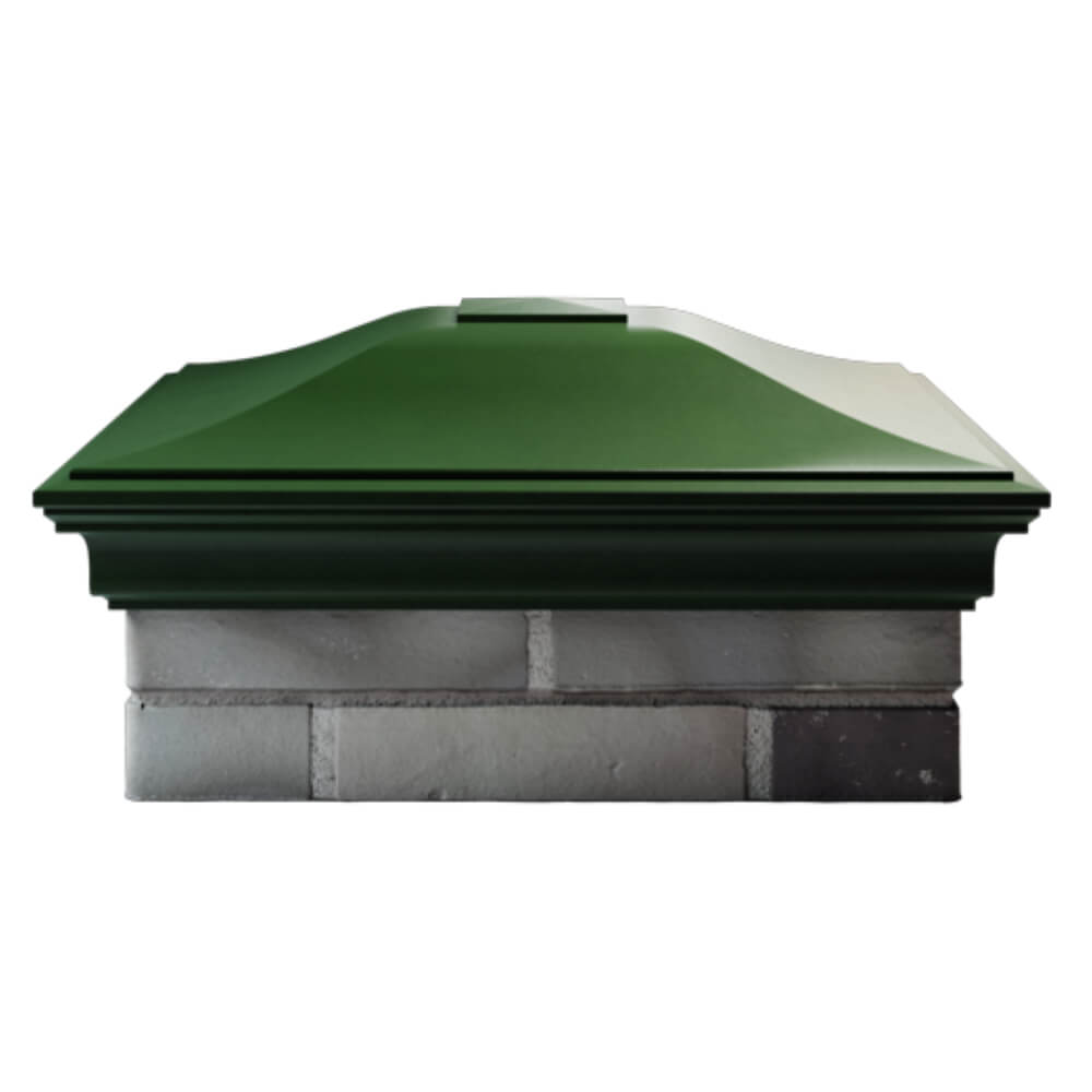 Колпак Zking Монблан Зеленый на столб 2х2 кирпича (515х515мм) в Сочи фото
