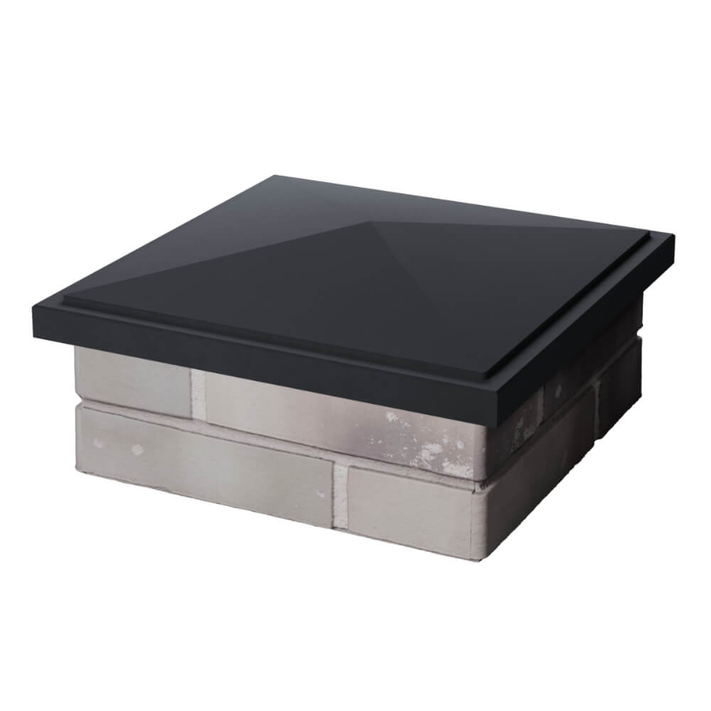 Колпак Zking БонаМоно Серый на столб 1.5х1.5 кирпича (385х385, 400х400мм) в Сочи фото