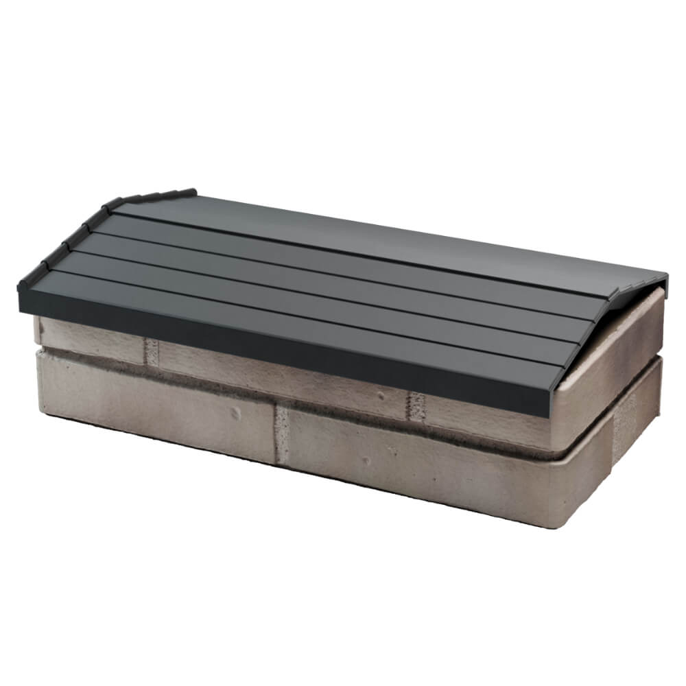 Парапет Zking Бона ХайТек Серый с посадкой на 1 кирпич (200/225/255мм) в Сочи фото