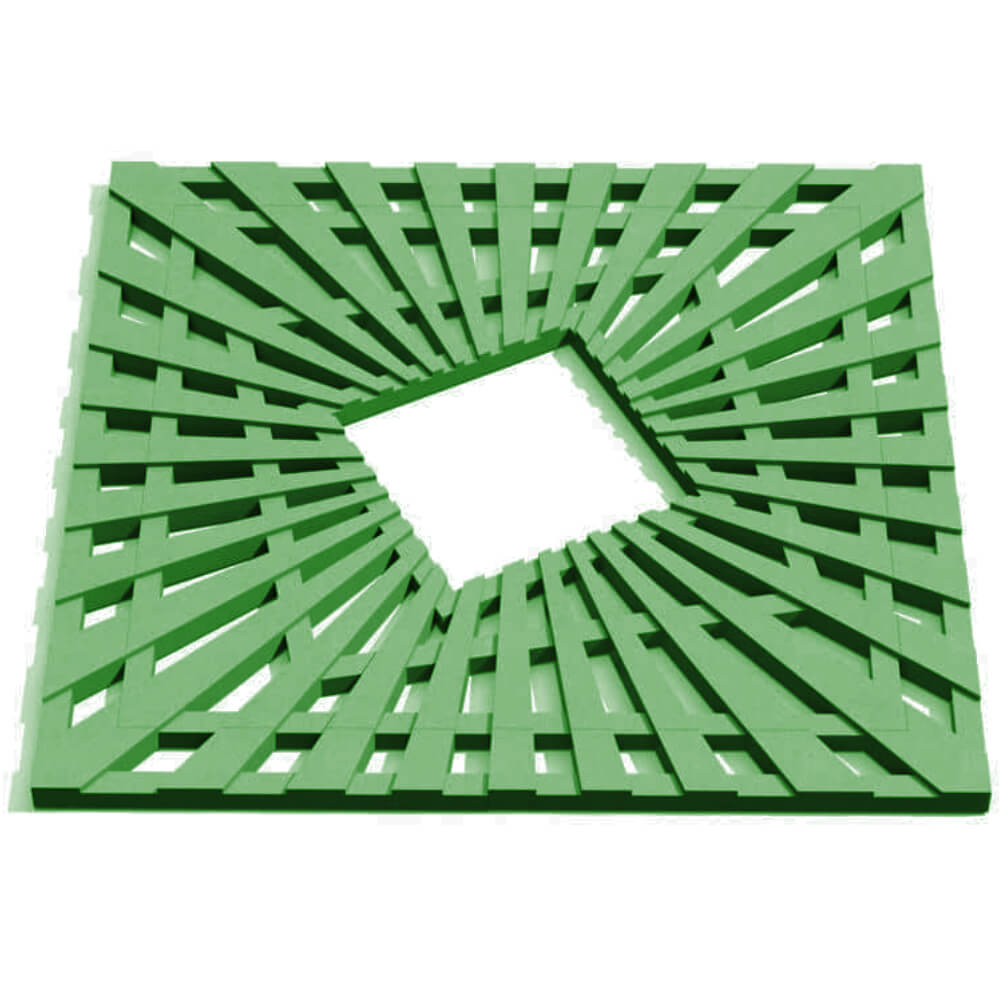 Приствольная решетка для дерева ZKING ATMOSPHERE 1.2х1.2м Зеленая Сочи фото