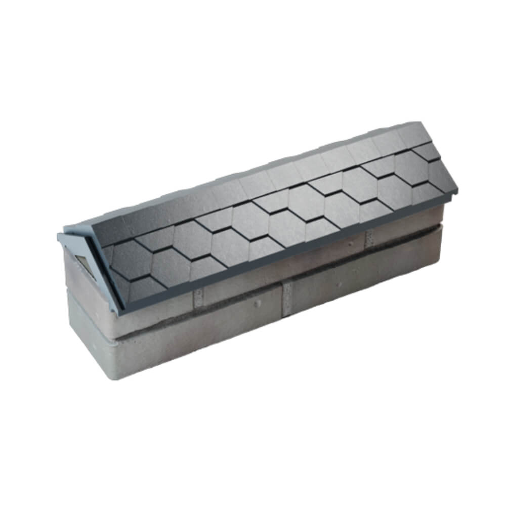 Парапет Zking Эверест Серый с посадкой на 0.5 кирпича (130мм) в Сочи фото